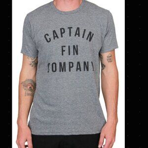 Captain Fin Co. - College Premium Tee - Heather Grey